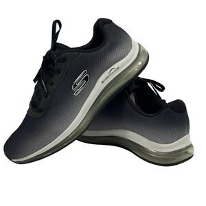 Skechers Skech-Air‎ Women Sneakers Black Textile Walking Shoes Size US 7.5
